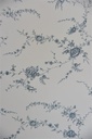 Wallpaper - Blomster ranke - Ocean blue