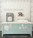 Redesign decor transfers sweet dreams 24x35 into 2 sheets