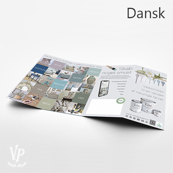 DK: Brochure - Vintage Paint - Danish 25 pcs