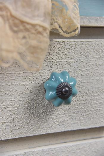 Knob - Ceramic - Turquoise