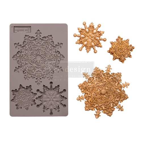 Décor Mould - Snowflake Jewels - 1 pc, 12,7 cm x 20,32 cm x 8mm