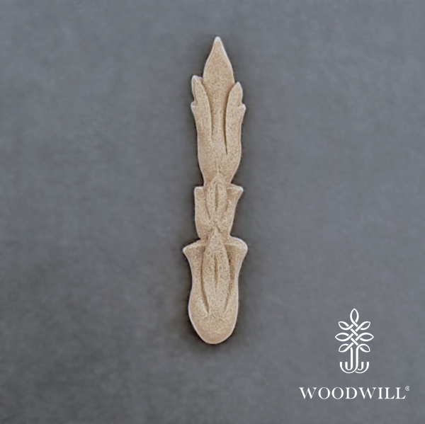 Wood Carved Decorative Column / Pillar 7 cm x 1 cm