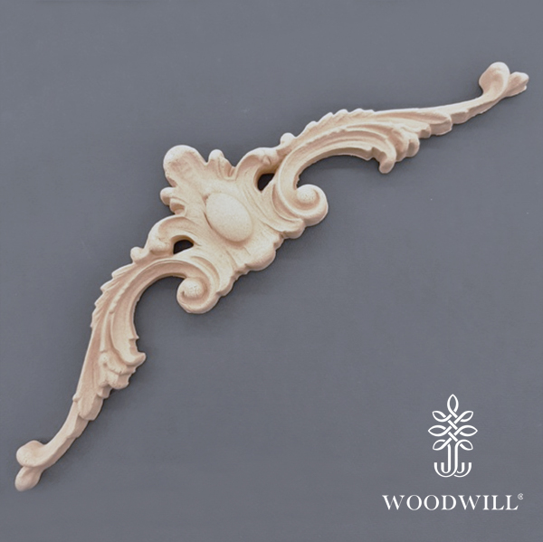 Wood Carving Decorative Center 34cm. x 8cm