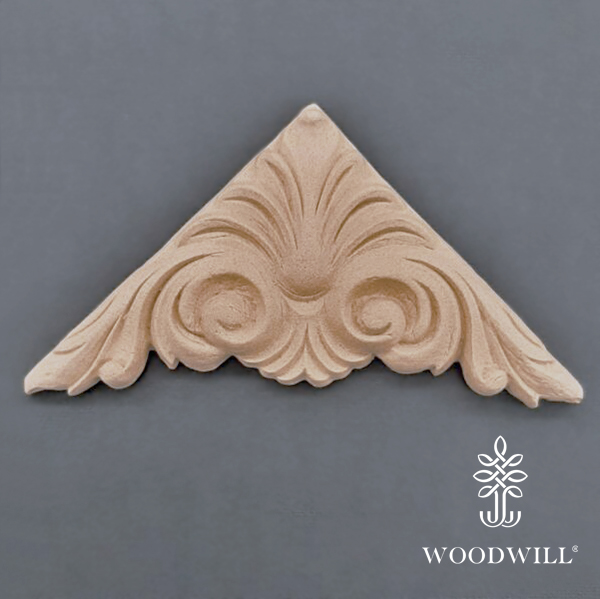 Wood Carving Decorative Corner 13cm x 13cm