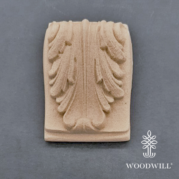 Wood Carved Decorative Column / Pillar 4 cm x 7 cm