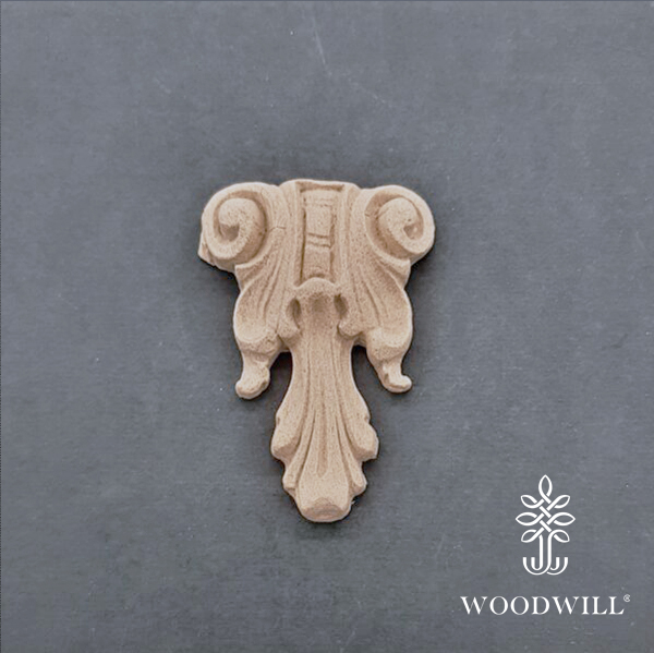 Wood Carved Decorative Column / Pillar 6 cm x 4 cm