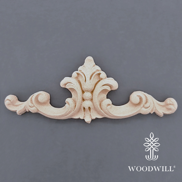 Wood Carving Decorative Center 12cm. X 4cm