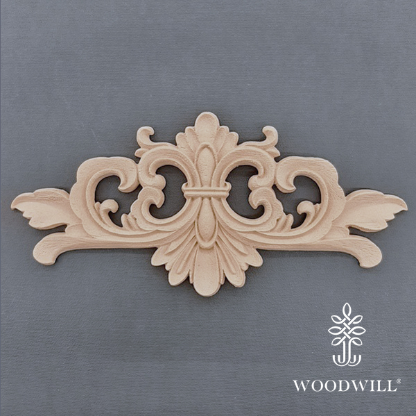 Wood Carving Decorative Center 21cm x 10cm