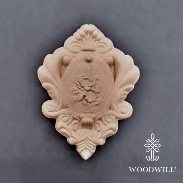 Wood Carving Decorative 10.5cm x 14cm