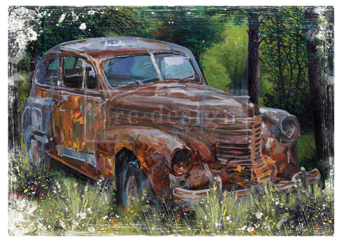 A1 Rice Paper - This Rusty Car