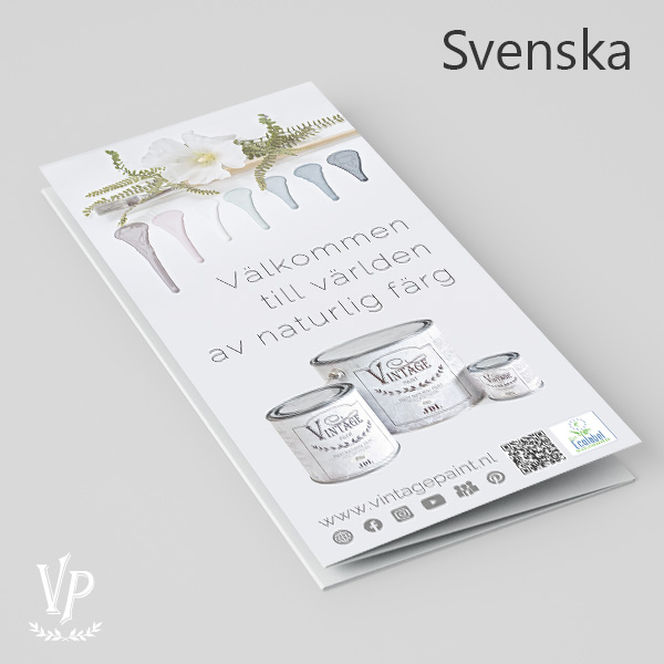 SE: Brochure - Vintage Paint - Swedish 25 pcs