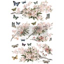 Decor Transfers® - BLOSSOM BOTANICA – TOTAL SHEET SIZE 24INX35IN, CUT INTO 3 SHEETS