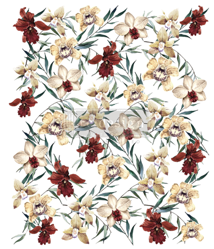 Redesign Décor Transfers® - Wildflowers - size 60,96 cm x 88,90 cm, cut into 3 sheets