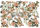 Redesign Décor Transfers® - Elegance &amp;amp; Flowers - size 121,92 cm x 88,90 cm, cut into 3 sheets