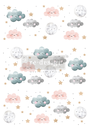 Redesign Décor Transfers® - Sweet Lullaby - size 60,96 cm x 88,90 cm, cut into 3 sheets
