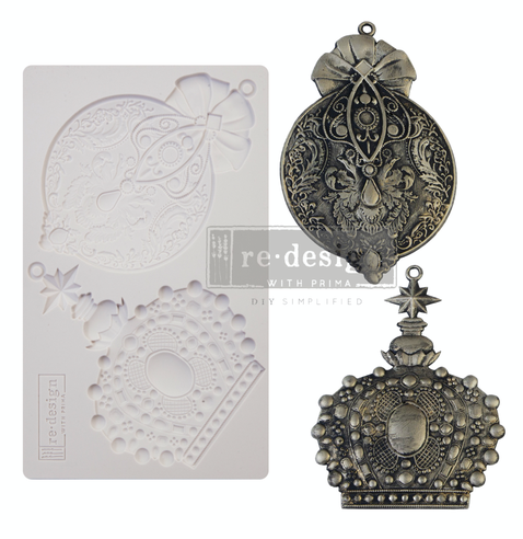 Redesign Décor Moulds® - Victorian Adornments - 1 pc, 12,7 cm x 20,32 cm, 8 mm thickness