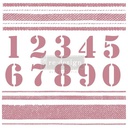 [655350649210] Redesign Decor Clear-Cling Stamps - Stripes - 30,48 cm x 30,48 cm