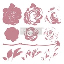 [655350649418] Redesign Decor Clear-Cling Stamps - Mystic Rose - 30,48 cm x 30,48 cm