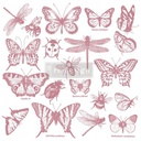 [655350650087] Redesign Decor Clear-Cling Stamps - Monarch Collection - 30,48 cm x 30,48 cm