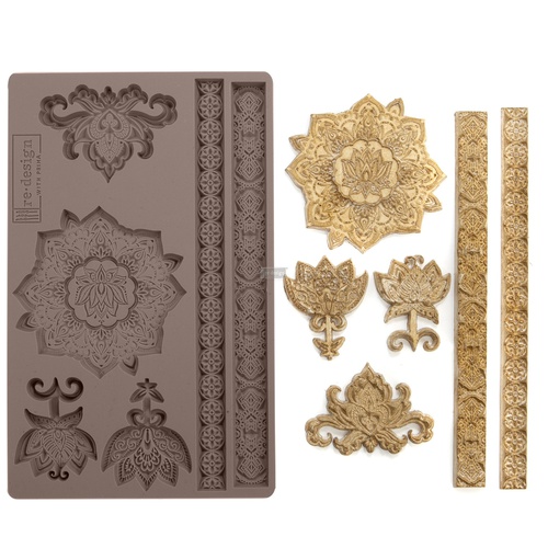 Redesign Décor Moulds® - Agadir Patterns - 1 pc, 12,7 cm x 20,32 cm, 8 mm thickness