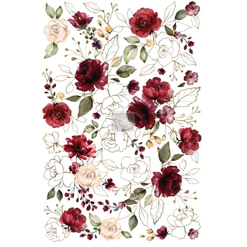 Redesign Décor Transfers® Midnight Floral - size 22&quot;x 33&quot;