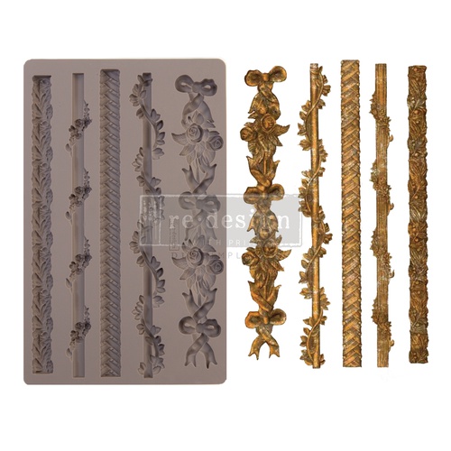 Redesign Decor Moulds® - Sicilian Borders - 5&quot; x 8&quot;, 8mm thickness