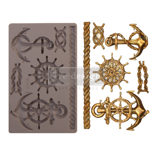 Redesign Décor Moulds® - Mariner’s Voyage - 1 pc, 12,7 cm x 20,32 cm, 8 mm thickness