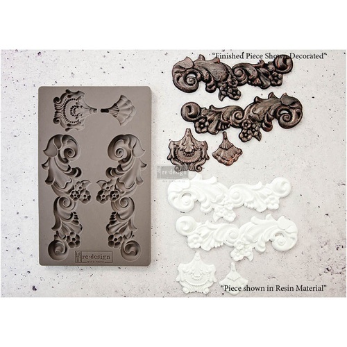 Redesign Décor Moulds® - Groeneville Crest - 1 pc, 12,7 cm x 20,32 cm, 8 mm thickness
