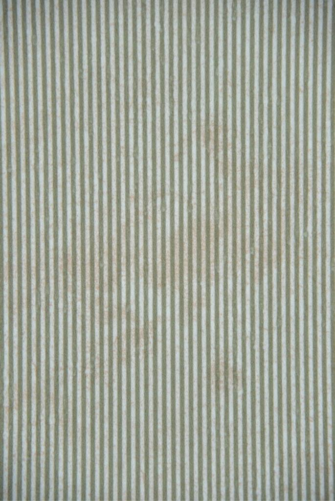 Wallpaper / wall paper  - Narrow striped - Dusty green