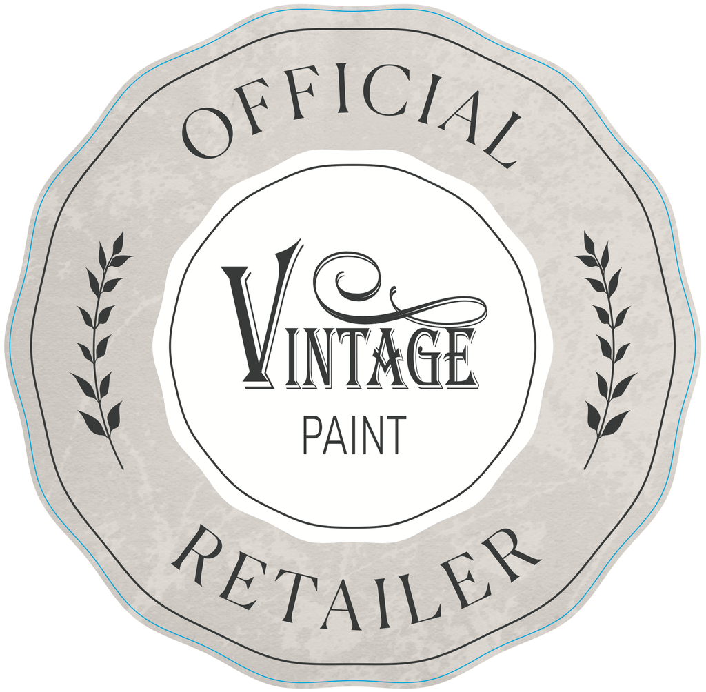 Retailer Sticker (2) 25 cm Vintage Paint Beige