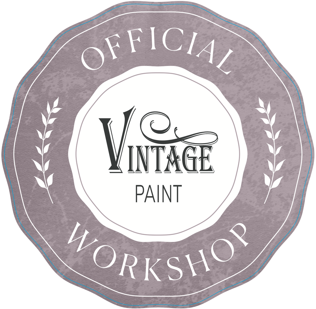 Workshop double sided window Sticker (1) 25 cm Vintage Paint in French Lavender