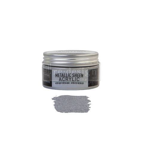 Redesign Metallic Sheen Paint - Fluid Mercury - 1 jar, 100 ml