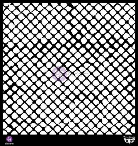 30,48 cm x 30,48 cm - Stencil - Grunge Net