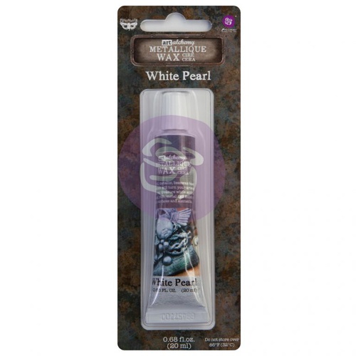 Art Alchemy - Metallique Wax - White Pearl - 1 tube, 20ml