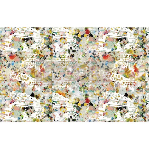 Découpage Décor Tissue Paper - Flower Bed - 1 sheet, 48,25 cm x 76,20 cm