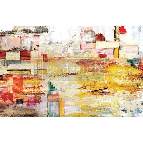 Découpage Décor Tissue Paper - Amber Euphoria - 1 sheet, 48,25 cm x 76,20 cm