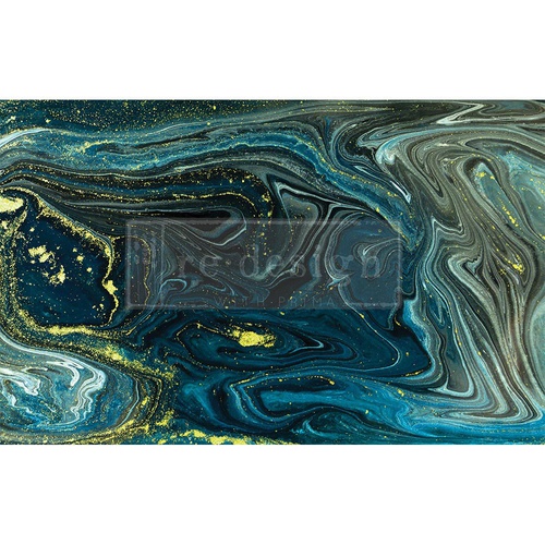Découpage Décor Tissue Paper - Nocturnal Marble - 1 sheet, 48,25 cm x 76,20 cm