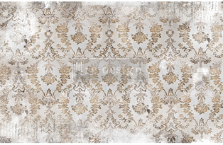 Redesign decoupage decor tissue paper washed damask 19x30 2 sheets
