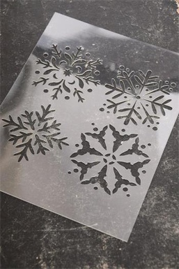 Stencil - Snowflakes