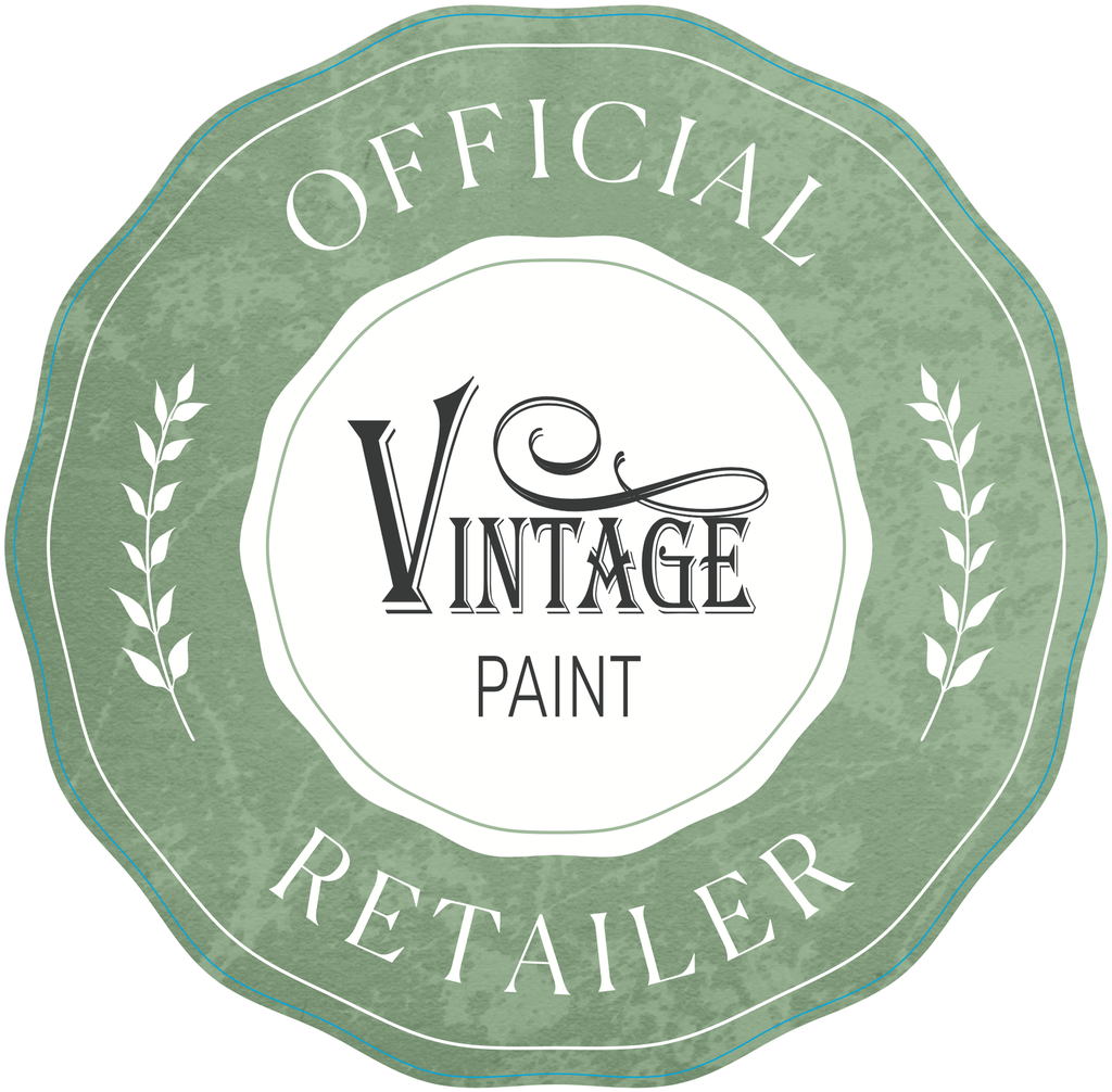 [shop sticker] Retailer double sided window Sticker (1) 25 cm Vintage Paint Green