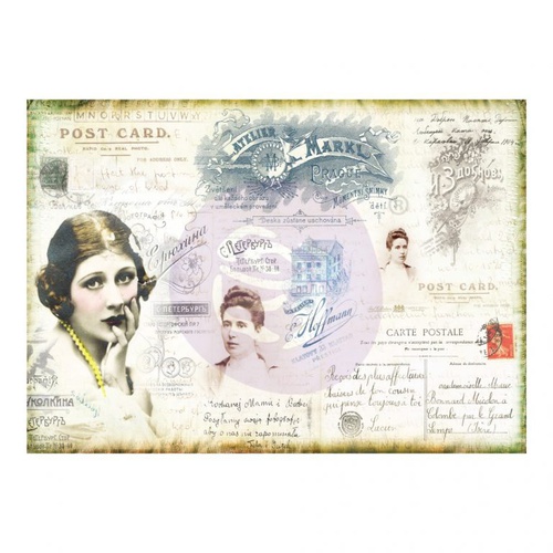[655350967178] Finnabair Tissue Paper Carte Postale - 6 sheets - size 70cm x 50cm