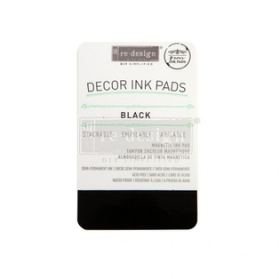 Redesign Décor Ink Pad - Black - Magnetic ink
