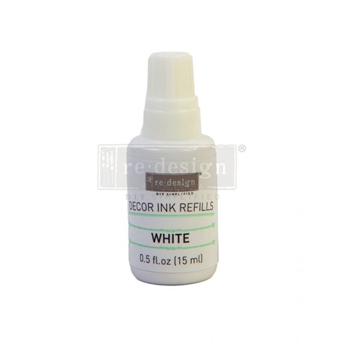 [655350651350] Redesign Décor Ink Refill - White - Refill 15 ml