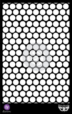 16,51 cm x 26,03 cm - Stencil - Honeycomb