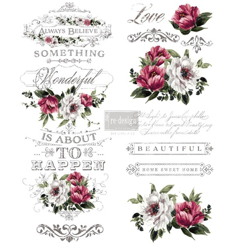 [655350636906] Redesign Décor Transfers® - Hopeful Wishes - size 55,88 cm x 76,20 cm