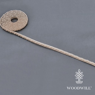 Wood Carved Flexible Trimm~ 215cm. Χ 1cm.