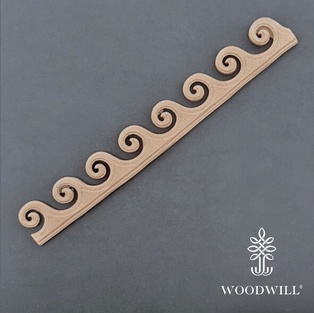 vWood Carving Decorative Braid 17cm. X 2.6cm