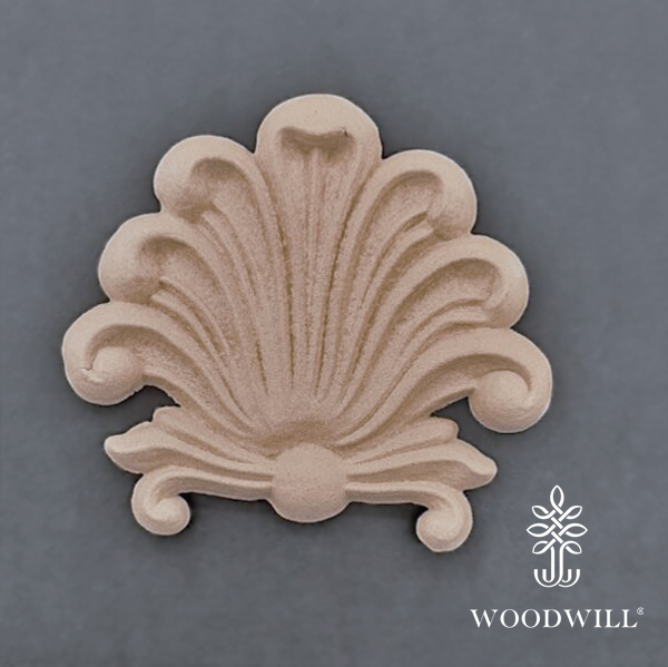 [800222] Wood Carving Decorative 9 cm x 9 cm