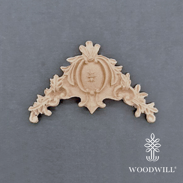 [801195] Wood Carving Decorative Corner 7 cm x 5.5 cm