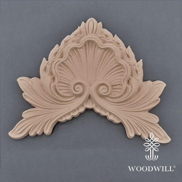[801227] Wood Carving Decorative Center 22cm. X 13cm